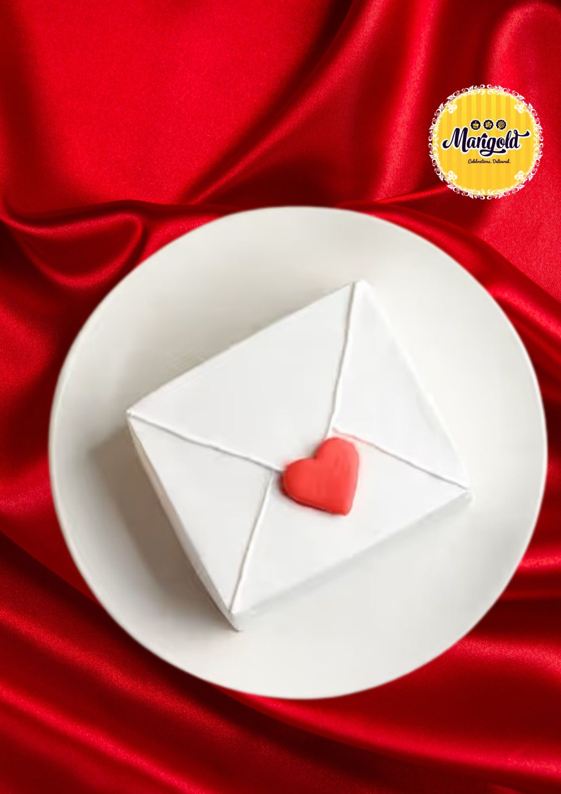 Vanilla Love Letter Cake
